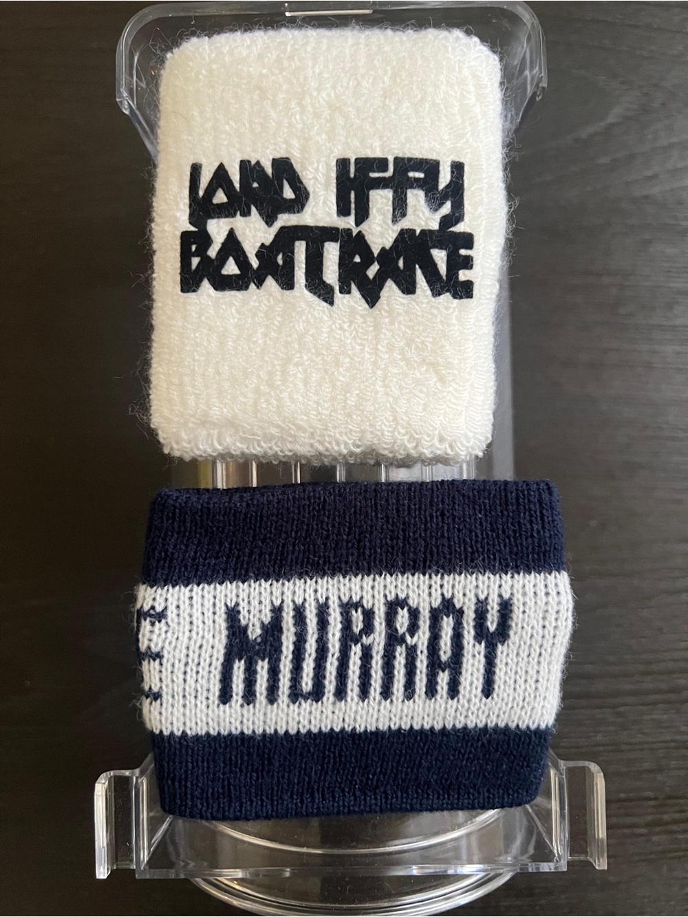 Iron Maiden Rare Vintage Bruce Dickinson & Dave Murray Wristband New set of 2